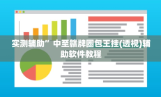 辅助神器“aapoker可以开挂透视吗”其实确实有挂