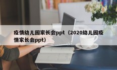 疫情幼儿园家长会ppt（2020幼儿园疫情家长会ppt）