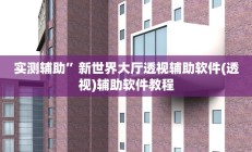 实测辅助”方片十三张辅助器下载”详细开挂教程