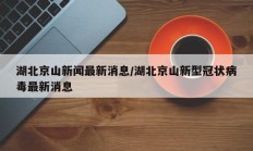 湖北京山新闻最新消息/湖北京山新型冠状病毒最新消息