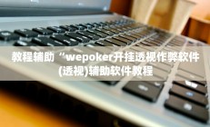 教程辅助“wepoker开挂透视作弊软件(透视)辅助软件教程