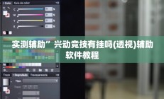 实测辅助”兴动竞技有挂吗(透视)辅助软件教程
