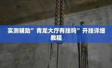 实测辅助”青龙大厅有挂吗”开挂详细教程