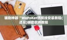 辅助神器“WePoKer透视挂安装教程(透视)辅助软件教程