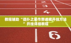 教程辅助“德扑之星作弊透视开挂方法”开挂详细教程