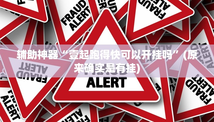 辅助神器“壹起跑得快可以开挂吗”(原来确实是有挂)
