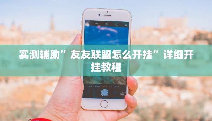 实测辅助”友友联盟怎么开挂”详细开挂教程
