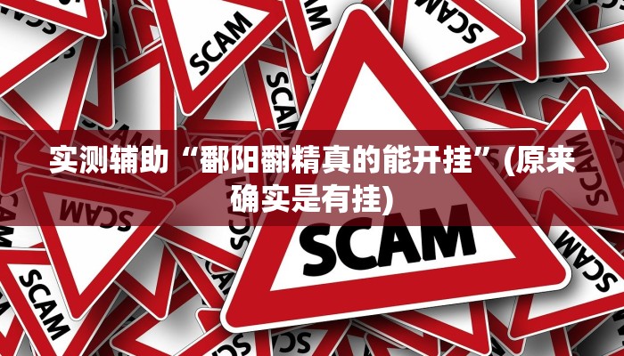 实测辅助“鄱阳翻精真的能开挂”(原来确实是有挂)