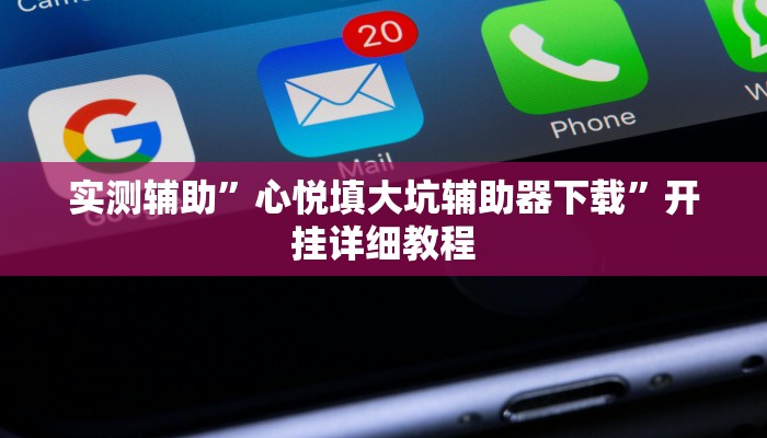 实测辅助”心悦填大坑辅助器下载”开挂详细教程