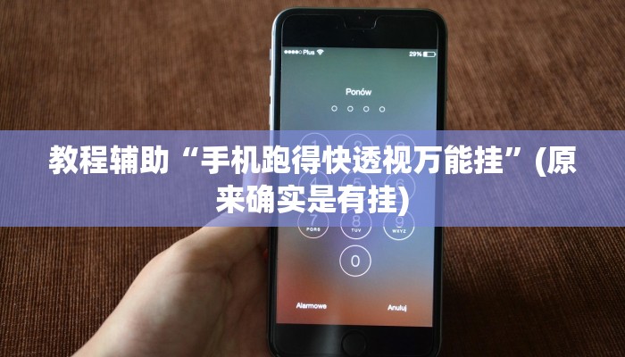 教程辅助“手机跑得快透视万能挂”(原来确实是有挂)