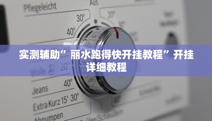 实测辅助”丽水跑得快开挂教程”开挂详细教程