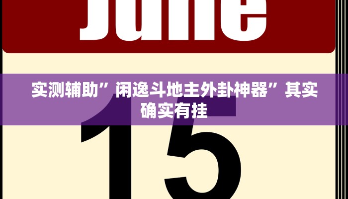 实测辅助”闲逸斗地主外卦神器”其实确实有挂