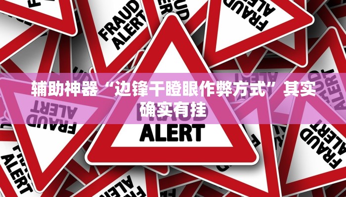 辅助神器“边锋干瞪眼作弊方式”其实确实有挂