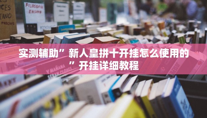 实测辅助”新人皇拼十开挂怎么使用的”开挂详细教程