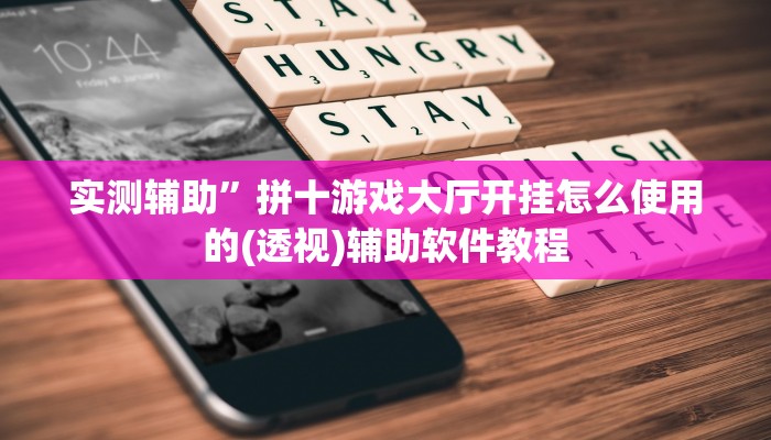 辅助神器“乐山游戏中心开挂神器”详细开挂教程