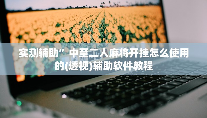 实测辅助”微乐麻将有挂么神器”开挂详细教程