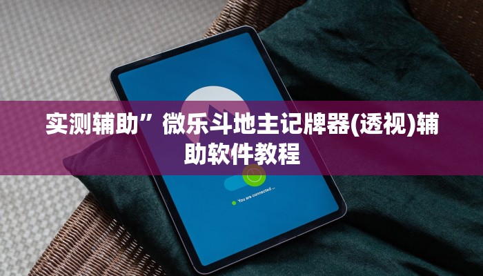 实测辅助”微乐斗地主记牌器(透视)辅助软件教程