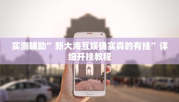 实测辅助”新大海互娱确实真的有挂”详细开挂教程