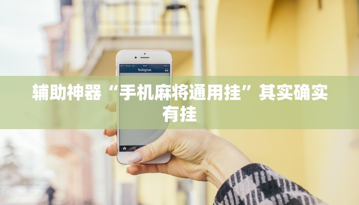 辅助神器“手机麻将通用挂”其实确实有挂