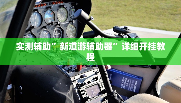 实测辅助”新道游辅助器”详细开挂教程