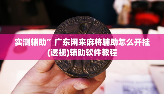 实测辅助”广东闲来麻将辅助怎么开挂(透视)辅助软件教程