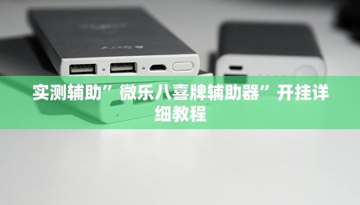 实测辅助”微乐八喜牌辅助器”开挂详细教程