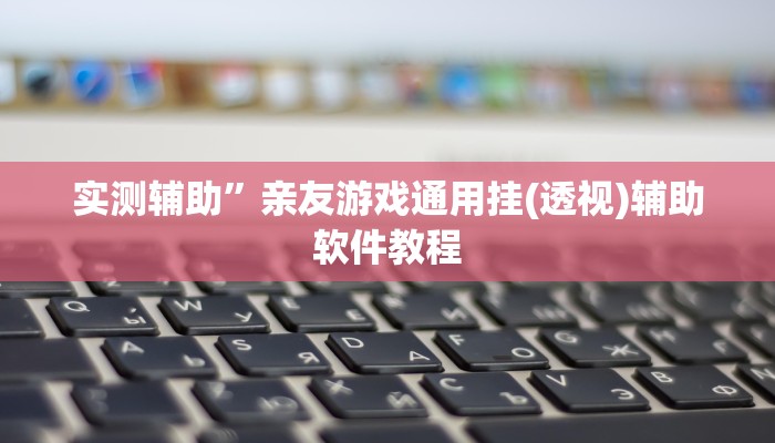 实测辅助”亲友游戏通用挂(透视)辅助软件教程