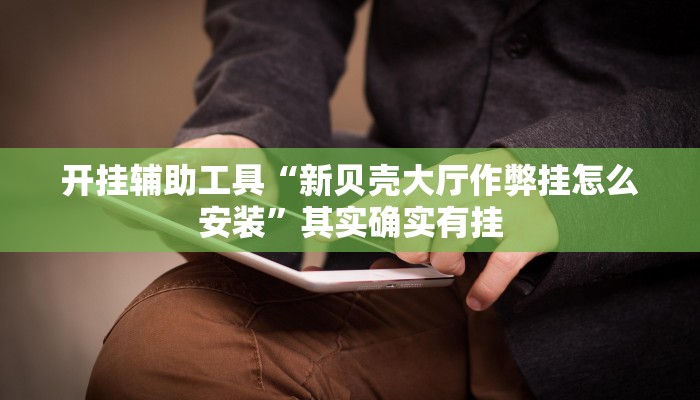 开挂辅助工具“新贝壳大厅作弊挂怎么安装”其实确实有挂