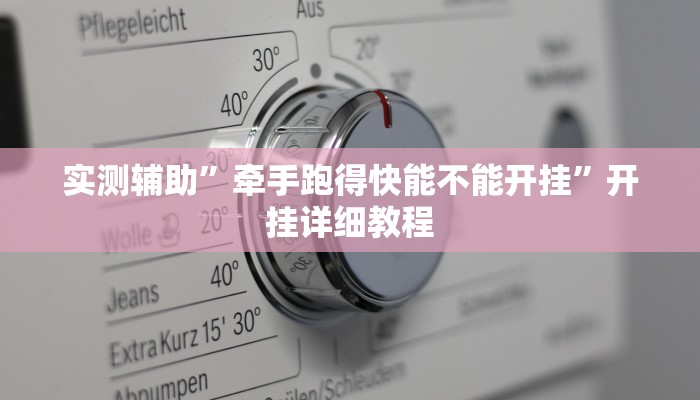 实测辅助”牵手跑得快能不能开挂”开挂详细教程