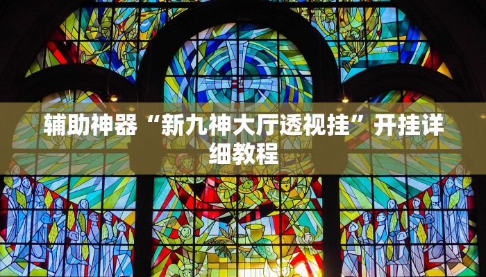 辅助神器“新九神大厅透视挂”开挂详细教程