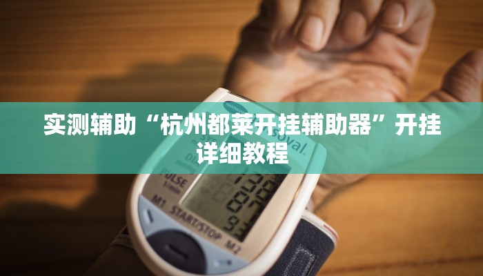 实测辅助“杭州都莱开挂辅助器”开挂详细教程