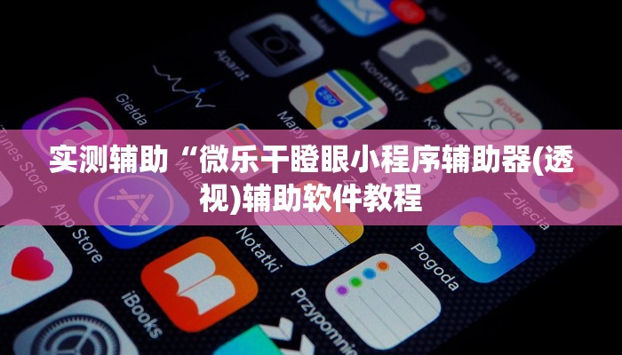 实测辅助“微乐干瞪眼小程序辅助器(透视)辅助软件教程