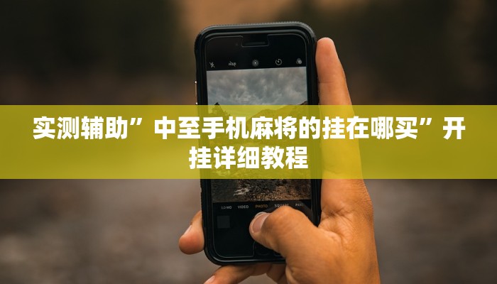 实测辅助”中至手机麻将的挂在哪买”开挂详细教程