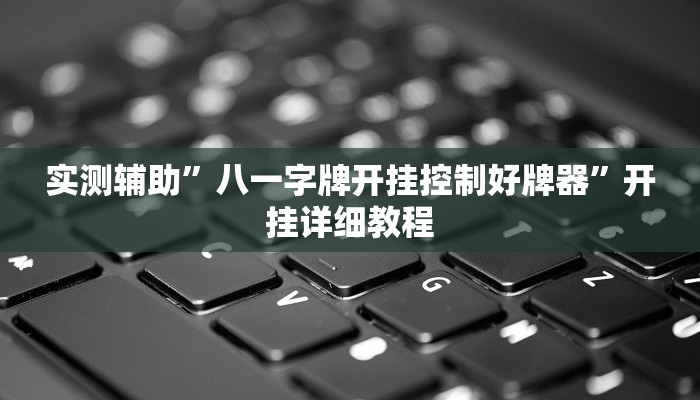 实测辅助”八一字牌开挂控制好牌器”开挂详细教程
